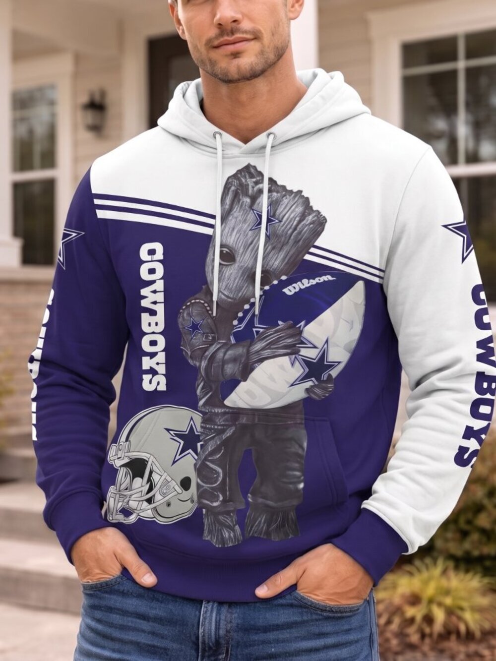 Men's Dallas Cowboys Hoodie (LARGE)